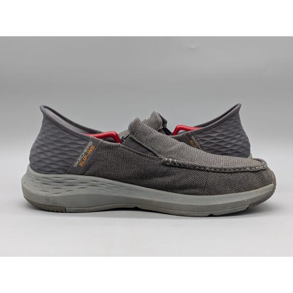 Skechers Parson Ralven RF Slip Ins Slip On Shoes Gray Memory Foam Size 12 main image 9